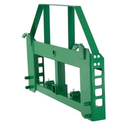 Rám palet pro smykem řízené nakladače, jmenovitá nosnost 1814 kg, vidlice pro palety 115 cm s 50,8mm závěsným uchycením a objímkami, vhodný pro rychloupínací úchyty nakladačů John Deere, pouze rám - miniatura 4