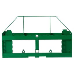 Rám palet pro smykem řízené nakladače, jmenovitá nosnost 1814 kg, vidlice pro palety 115 cm s 50,8mm závěsným uchycením a objímkami, vhodný pro rychloupínací úchyty nakladačů John Deere, pouze rám - miniatura 12