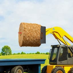 Rám palet pro smykem řízené nakladače, jmenovitá nosnost 1814 kg, vidlice pro palety 115 cm s 50,8mm závěsným uchycením a objímkami, vhodný pro nakladače a traktory, rychloupínací úchyt, pouze rám - miniatura 1