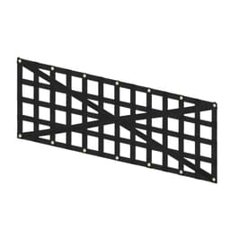Síť na zadní dveře, 54" x 18" (125 cm x 45 cm), odolná síť na korbu nákladního vozu se 4 nastavitelnými teleskopickými popruhy, křížově vyztužená konstrukce, rozšiřitelná a odolná, vhodná pro pickup, nákladní vůz, přívěs, džíp, SUV - miniatura 5
