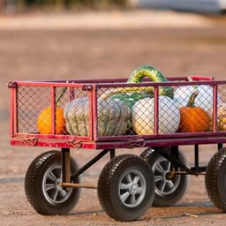 Pevná PU kola s pneumatikou Run-Flat, 25,4 cm, 2 kusy, dynamické zatížení 81,6 kg, statické zatížení 99,8 kg, bezdušové pneumatiky a kola pro ruční vozíky, užitkové vozíky, vozíky, zahradní přívěsy a různé vozíky - miniatura 1