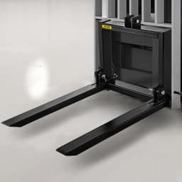 3bodové závěsné vidle na palety 907,2 kg, vidlicové příslušenství pro traktor kategorie 1, 64,8x55,9x104,1 cm, ocelové příslušenství pro těžká zařízení, pro traktor, smykem řízený nakladač - miniatura 1