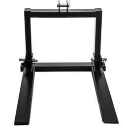 3bodové závěsné vidle na palety 907,2 kg, vidlicové příslušenství pro traktor kategorie 1, 64,8x55,9x104,1 cm, ocelové příslušenství pro těžká zařízení, pro traktor, smykem řízený nakladač - miniatura 12