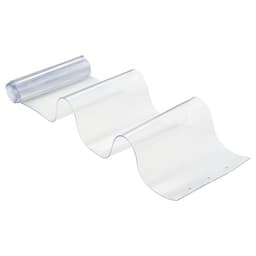 Pásková záclona z PVC dveřní clony 121,9 cm x 213,4 cm chladicí/mrazicí box, průhledný plast - miniatura 12