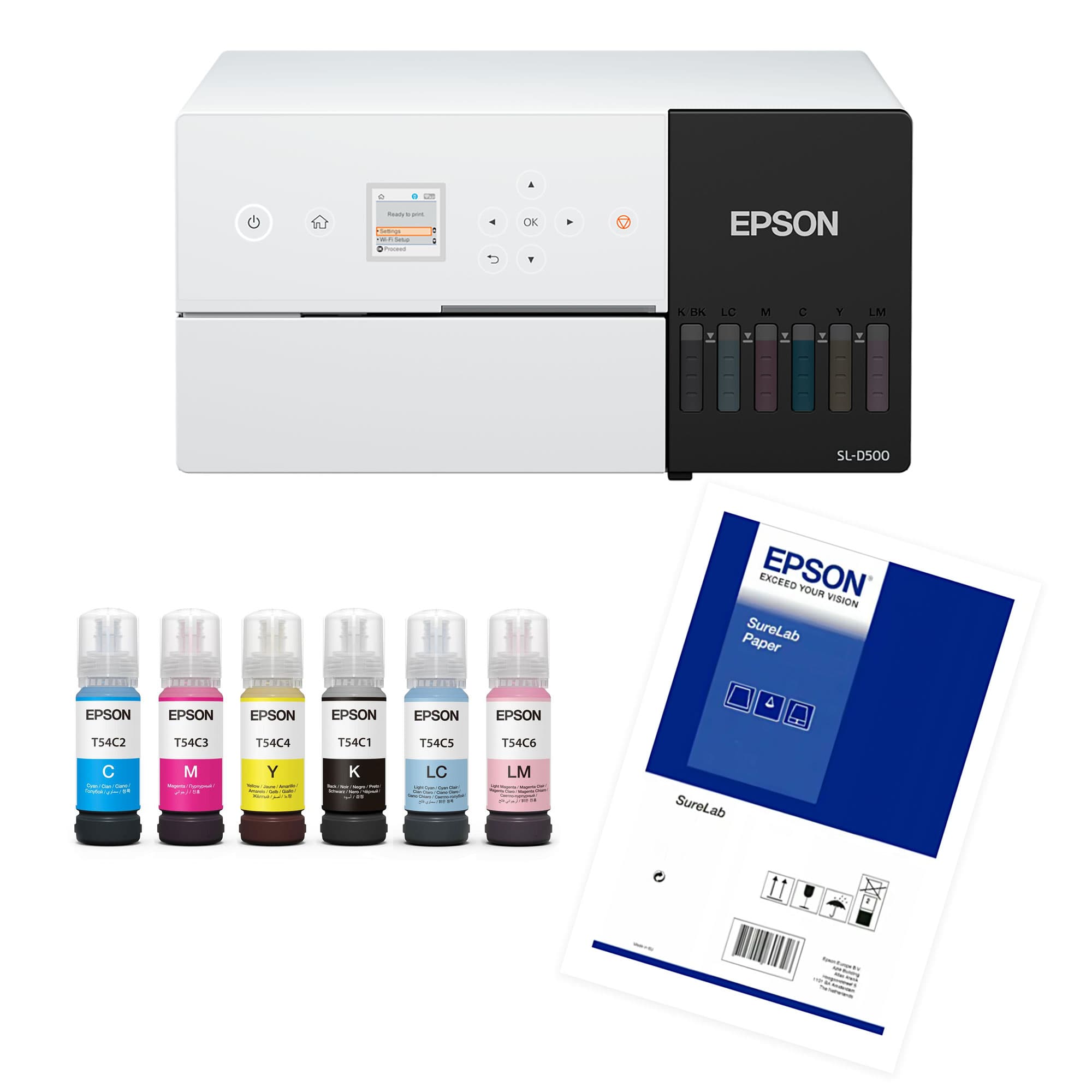 Startovací sada tiskárny SureLab SL-D500 pro produkci fotografií, velikost obrázku 10 x 15 cm