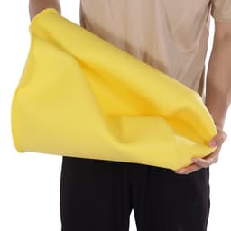 2 ks vložky do kbelíku o objemu 18,9 l na betonovou směs, opakovaně použitelná silikonová vložka do kbelíku na maltu pro tenkovrstvé barvy a míchání epoxidových sítek na beton, vysoce odolná míchačka na spárovací hmotu s rozměry, modrá a žlutá - miniatura 4