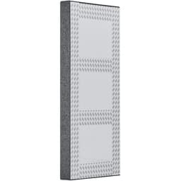 4 ks akustických panelů, 2 palce silné, 23,6 x 11,8 palce, zvukově izolační panely ze skelných vláken, samolepicí zvukotěsné nástěnné desky, pro studia, kanceláře, domácí kina, zasedací místnosti, šedé - miniatura 4