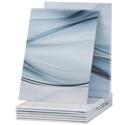 8 kusů akustických panelů Art, 47,24 x 23,62 x 0,4 palce, zvukotěsné nástěnné dlaždice, samolepicí dekorativní zvukově izolační desky pro domácnost, kancelář, studio, hernu, divadlo, jednoduchost - miniatura 5