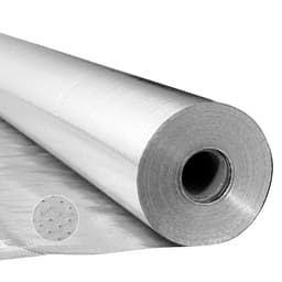 Dvojitá reflexní izolační role, perforovaná tkaná textilie, sálavá bariéra, 0,15 mm 38,1 m x 1,22 m, oboustranná hliníková fólie, tepelně reflexní štít, tepelná izolační role pro okna a střechu karavanu - miniatura 2