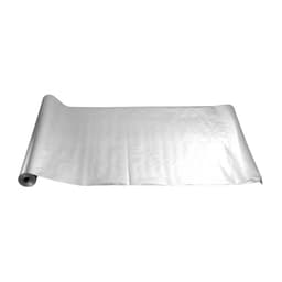 Dvojitá reflexní izolační role, perforovaná tkaná textilie, sálavá bariéra, 0,15 mm 38,1 m x 1,22 m, oboustranná hliníková fólie, tepelně reflexní štít, tepelná izolační role pro okna a střechu karavanu - miniatura 3