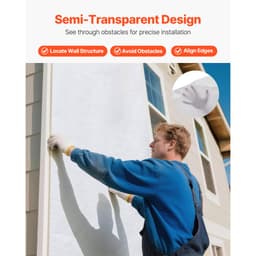 Fólie na dům, 2740 x 45720 mm, parozábrana o tloušťce 0,13 mm, odolná plastová fólie proti roztržení, parozábrana z pádové tkaniny pro bytovou a komerční výstavbu, bílá - miniatura 9