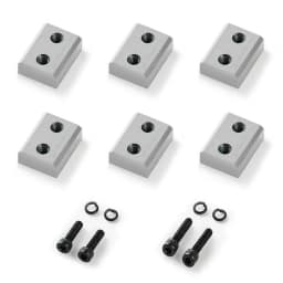 Čepele na řezání výztuže, 6 ks náhradních čepelí pro elektrickou řezačku výztuže 1-1/8 palce 28 mm #9, oboustranná, vysokotvrdá ocel CR12MOV, rychlá a účinná se šrouby a pružnou podložkou. - miniatura 4