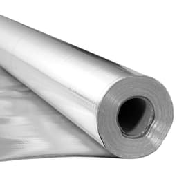 Dvojitá reflexní izolační role, neperforovaná tkaná textilie, sálavá bariéra, 0,15 mm 38,1 m x 1,22 m, oboustranná hliníková fólie, tepelně reflexní štít, tepelná izolační role pro okna a střechu - miniatura 2