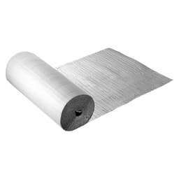 Reflexní izolační role, dvouvrstvá sálavá bariéra se vzduchovými bublinami, 6 mm 30,48 m x 1,22 m, hliníková fólie, bílá PE fólie, tepelně reflexní štít, tepelná izolační role pro garážová vrata, okna, střechy karavanů - miniatura 5