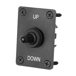 Přepínač, 6pinový přepínač s okamžitým přepnutím polarity (ZAP)-VYP-(ZAP) DC 12V/30A AC 250V/15A - s montážním panelem nahoru a vodotěsným krytem pro auto, auto, loď a člun - miniatura 3