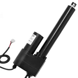 Lineární aktuátor 12 V, zdvih 200 mm, ultra těžký lineární aktuátor 9000 N, krytí IP65, rychlost 5 mm/s, s montážními konzolami pro nádoby s průmyslovými stroji a těžké zdvihací systémy - miniatura 4