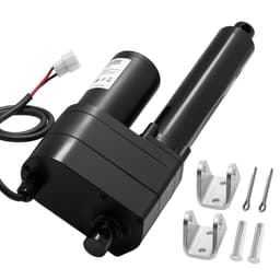 Lineární aktuátor 12 V, zdvih 150 mm, ultra těžký lineární aktuátor 9000 N, krytí IP65, rychlost 5 mm/s, s montážními konzolami pro nádoby s průmyslovými stroji a těžké zdvihací systémy - miniatura 2