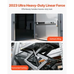Lineární aktuátor 12 V, zdvih 150 mm, ultra těžký lineární aktuátor 9000 N, krytí IP65, rychlost 5 mm/s, s montážními konzolami pro nádoby s průmyslovými stroji a těžké zdvihací systémy - miniatura 6
