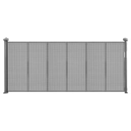 Zatahovací dětská branka, výška 870 mm, roztažitelná až do šířky 1800 mm, zatahovací branka pro děti nebo domácí mazlíčky, síťovina, snadná instalace pro vnitřní schodiště, dveře, chodby, herny, šedá - miniatura 4