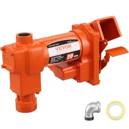Čerpadlo na přečerpávání paliva, 12V DC 20 GPM 1/4 HP, vysokoprůtokové litinové odsávací čerpadlo na benzín s konstrukcí sběrné nádrže na palivo pro benzín, naftu, petrolej, směsi etanolu a methanolu a bionaftu - miniatura 2