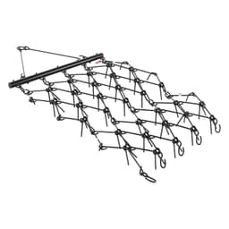 Tažené brány, odolné řetězové brány o rozměrech 1,2 m x 1,6 m s 80 ostrými zuby, vhodné pro čtyřkolky a traktory UTV, ideální pro přípravu půdy, setí, vyrovnávání terénu a údržbu štěrkových příjezdových cest - miniatura 4