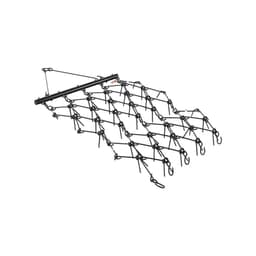 Tažené brány, odolné řetězové brány o rozměrech 1,2 m x 1,6 m s 80 ostrými zuby, vhodné pro čtyřkolky a traktory UTV, ideální pro přípravu půdy, setí, vyrovnávání terénu a údržbu štěrkových příjezdových cest - miniatura 25