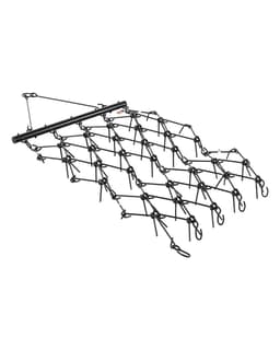 Tažené brány, odolné řetězové brány o rozměrech 1,2 m x 1,6 m s 80 ostrými zuby, vhodné pro čtyřkolky a traktory UTV, ideální pro přípravu půdy, setí, vyrovnávání terénu a údržbu štěrkových příjezdových cest - miniatura 27