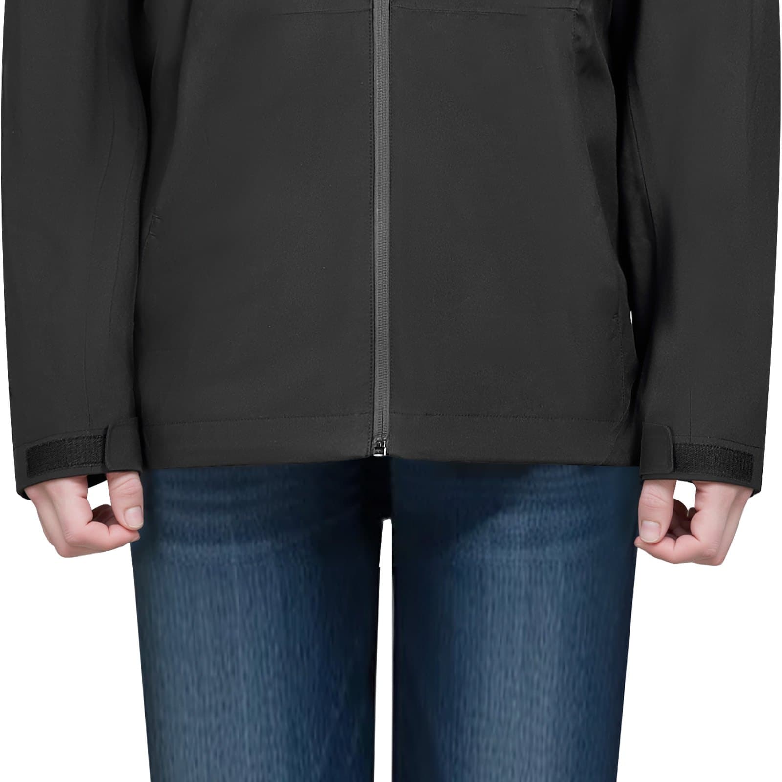 Vyhřívaná bunda pro muže s 7,4V baterií, Softshell elektrický vyhřívací kabát, větruodolný, voděodolný, lehký svrchní oděv s 5 vyhřívacími zónami a 3 nastaveními teploty, pratelný v pračce