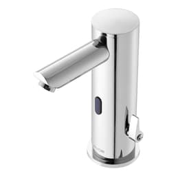 Bezdotyková umyvadlová baterie, automatická baterie s čidlem pohybu na toaletu, nastavitelná handsfree baterie pro studenou a teplou vodu s jednou rukojetí, na baterie pro trubku 9,5 mm, kartáčovaný niklový stříbro - miniatura 11