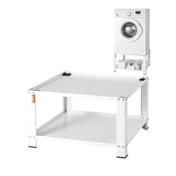 Podstavec na prádlo s úložnou policí, 711D x 711Š x 406V mm, univerzální podstavec pro pračku a sušičku s nosností 299 kg, odolný ocelový multifunkční podstavec pro pračku - miniatura 12