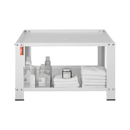 Podstavec na prádlo s úložnou policí, 711D x 711Š x 406V mm, univerzální podstavec pro pračku a sušičku s nosností 299 kg, odolný ocelový multifunkční podstavec pro pračku - miniatura 28