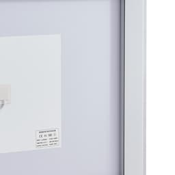 LED koupelnové zrcadlo, 70 x 100 cm LED koupelnové zrcadlo s předním a zadním podsvícením, zrcadlo s paměťovou funkcí a úpravou proti zamlžování s osvětlením, plynule stmívatelné koupelnové zrcadlo ve 3 barvách, nástěnné - miniatura 11