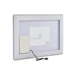 LED koupelnové zrcadlo, 70 x 100 cm LED koupelnové zrcadlo s předním a zadním podsvícením, zrcadlo s paměťovou funkcí a úpravou proti zamlžování s osvětlením, plynule stmívatelné koupelnové zrcadlo ve 3 barvách, nástěnné - miniatura 15