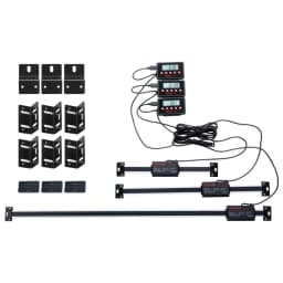 Digitální odečet s lineárním měřítkem 15,2 cm, 30,5 cm a 61 cm, 3osý displej DRO - miniatura 2