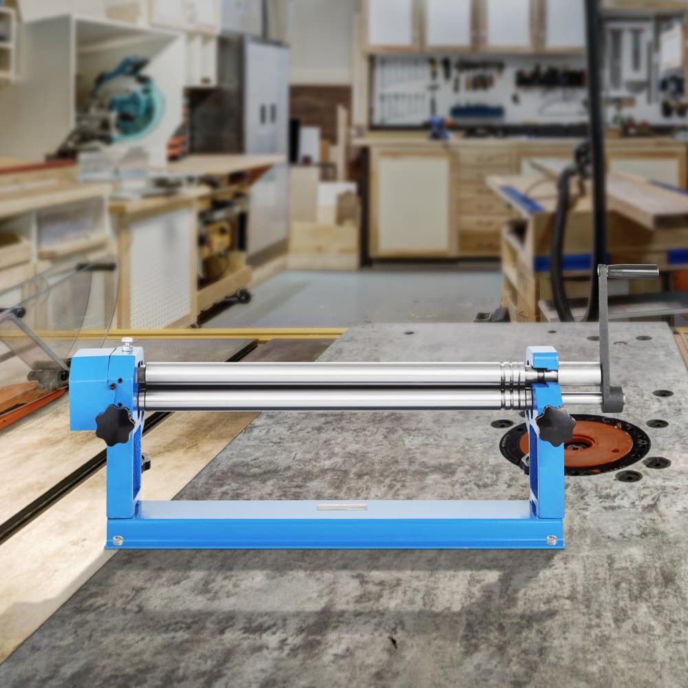 Ohýbačka plechů s posuvnými válci, šířka tváření 610 mm, se 2 odnímatelnými válci pro nízkouhlíkovou ocel, měděný plech, plech z hliníkové slitiny