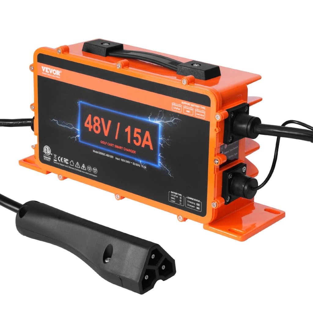Chytrá nabíječka akumulátorů 48V 15A pro EZGO TXT RXV IP67 ETL