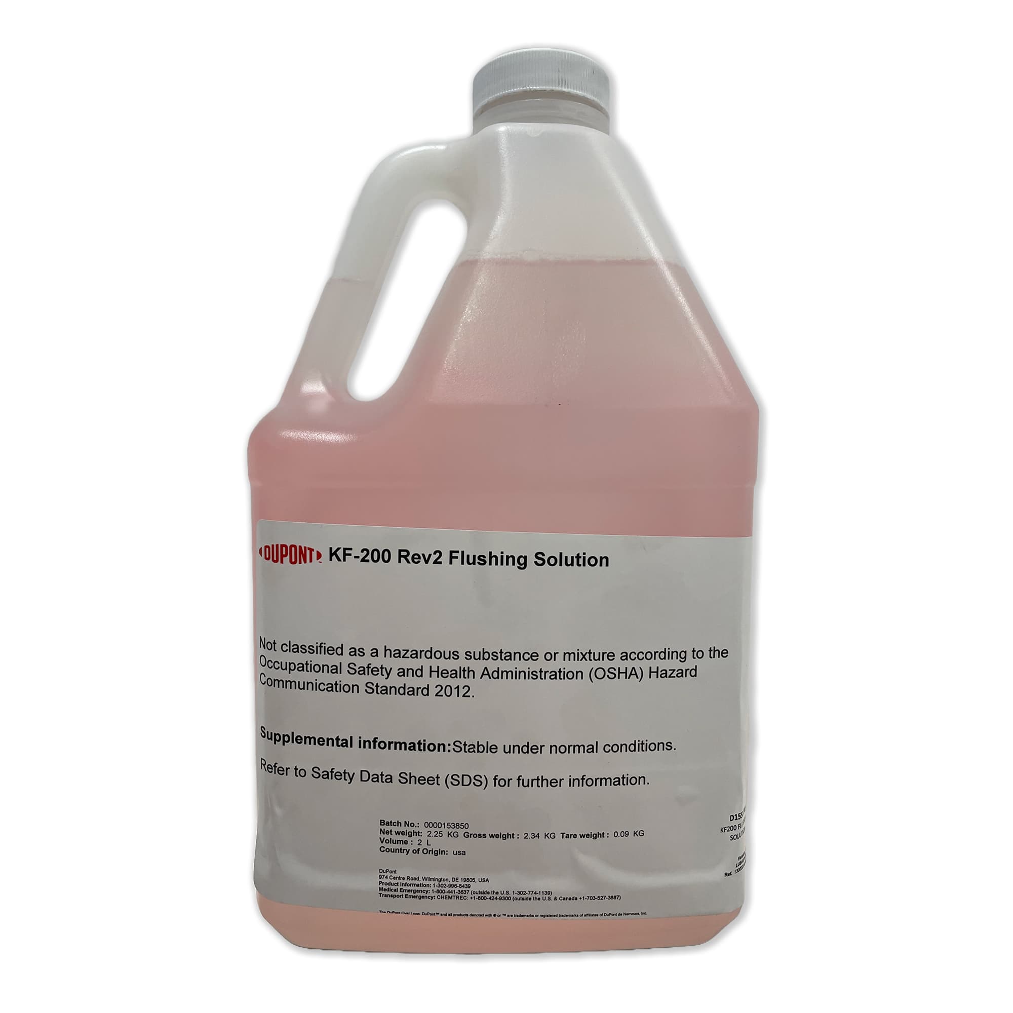 Čisticí / proplachovací roztok DTF DuPont™ KF200, 2litrová láhev