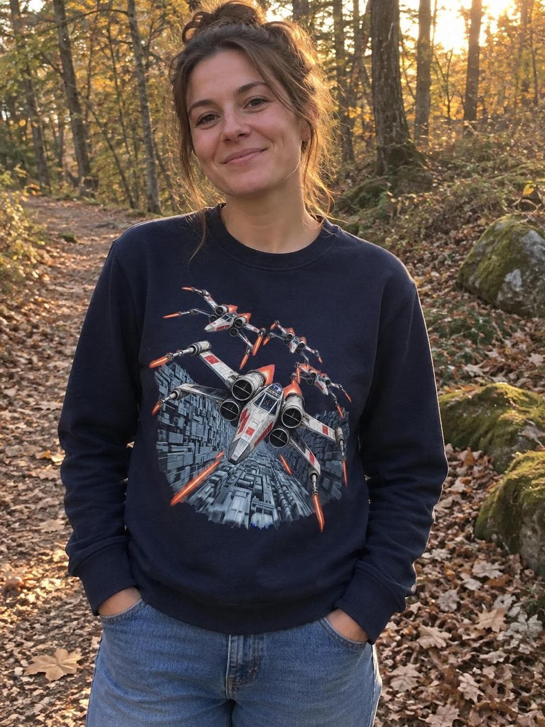 Star Wars – Let příkopem – dámská mikina s potiskem (B&C #Set In /women)