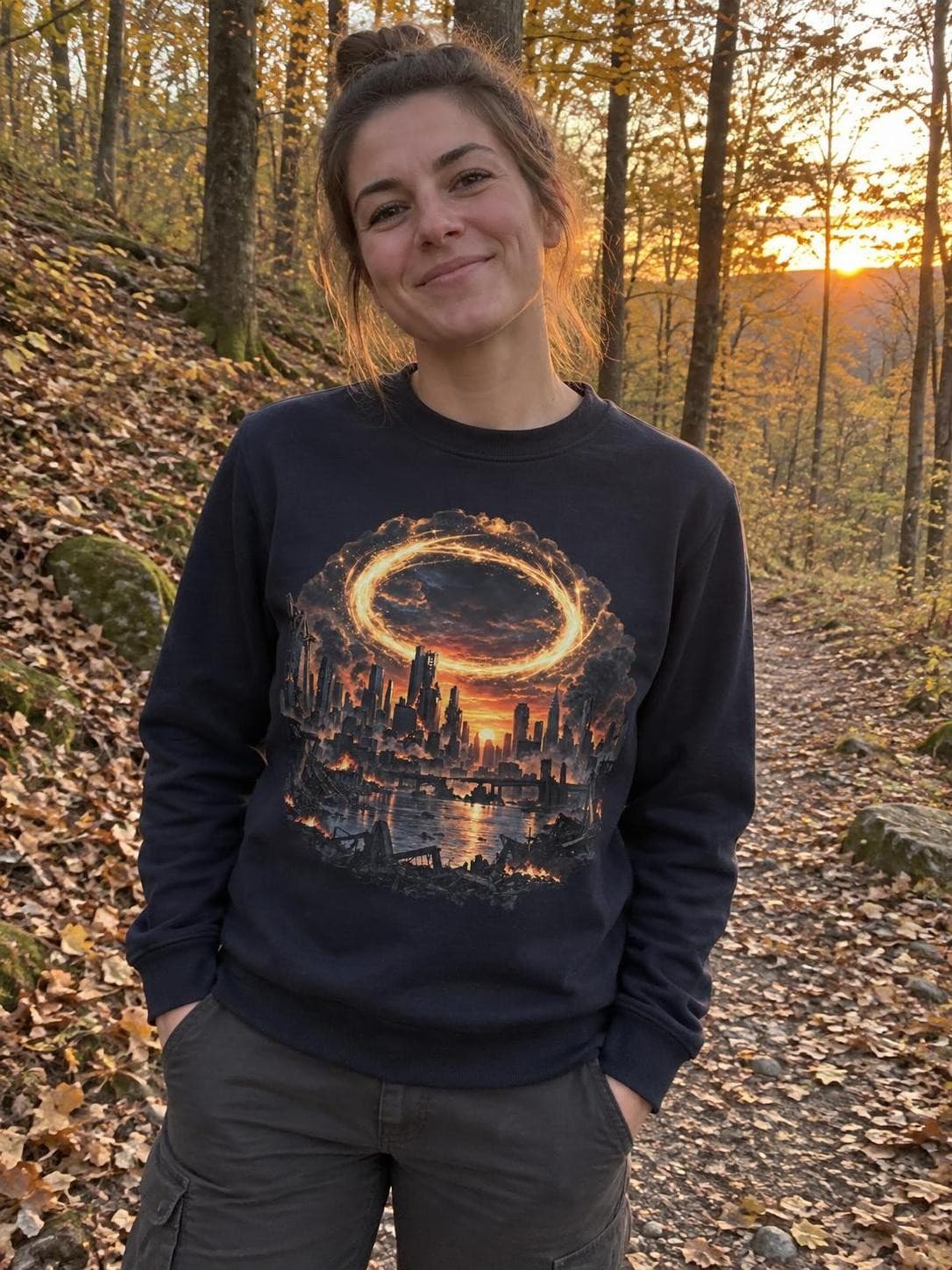 Avengers: Doomsday – Portál nad městem – dámská mikina s potiskem (B&C #Set In /women)