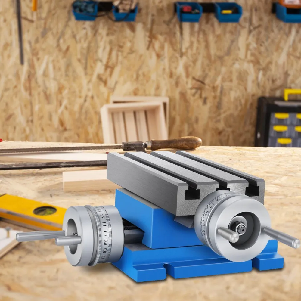 Pracovní stůl pro frézku s příčným posuvem 10,2 x 18,5 cm, spojovací prvek pro svěrák stolní vrtačky