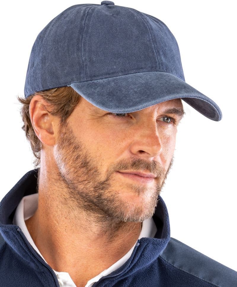 Result Headwear | RC 092X - 6 panelová vintage kšiltovka "Pure Cotton"