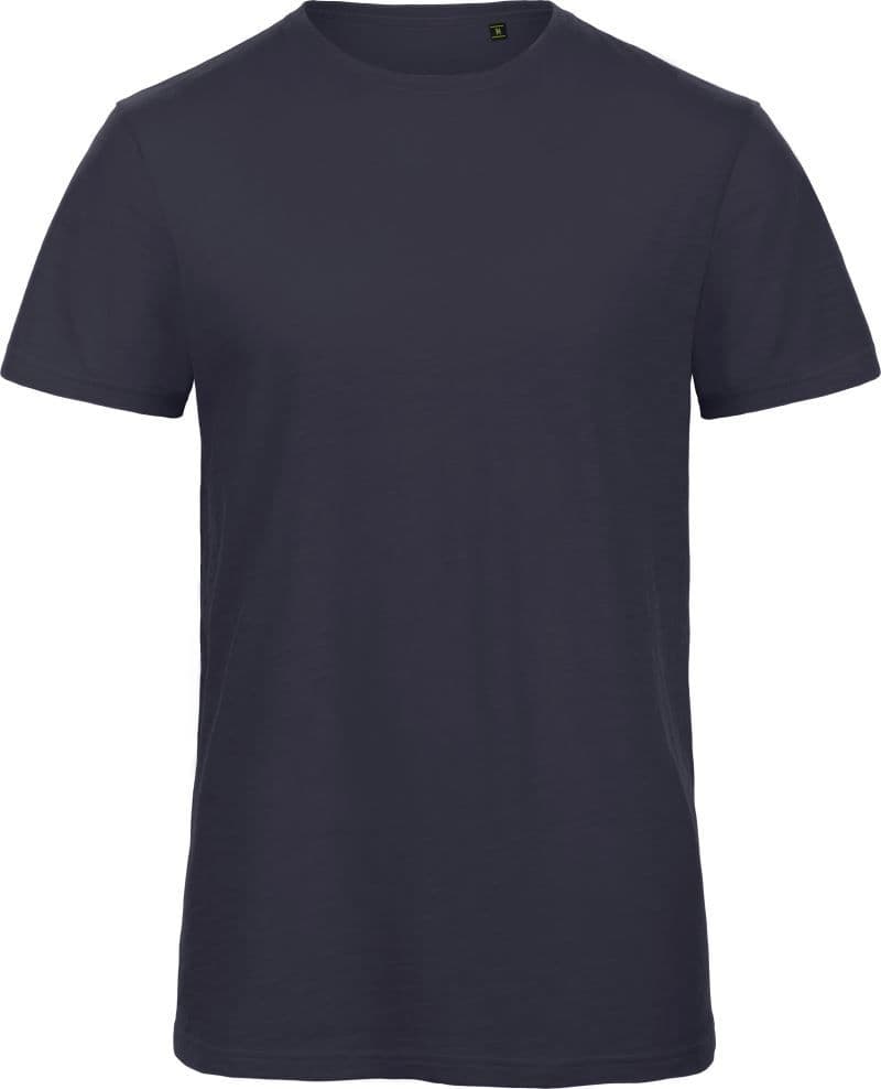B&C | Inspire Slub T /men_° - Pánské slubové tričko Medium Fit z bio bavlny